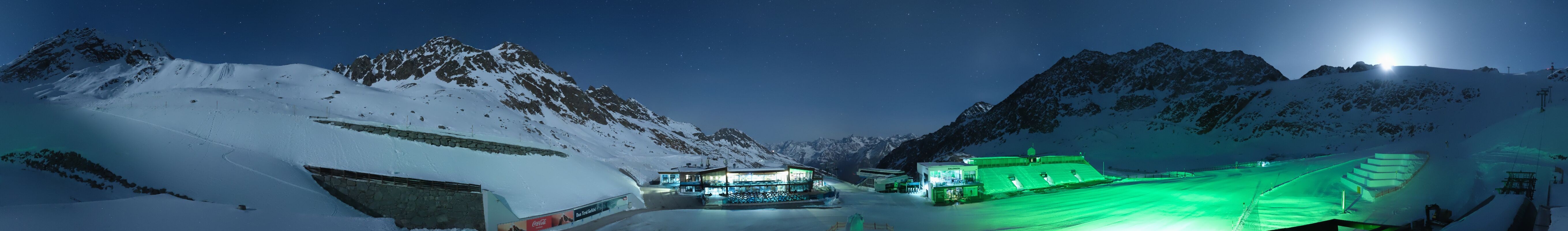 Archiv Foto Webcam Rettenbachgletscher Stadion