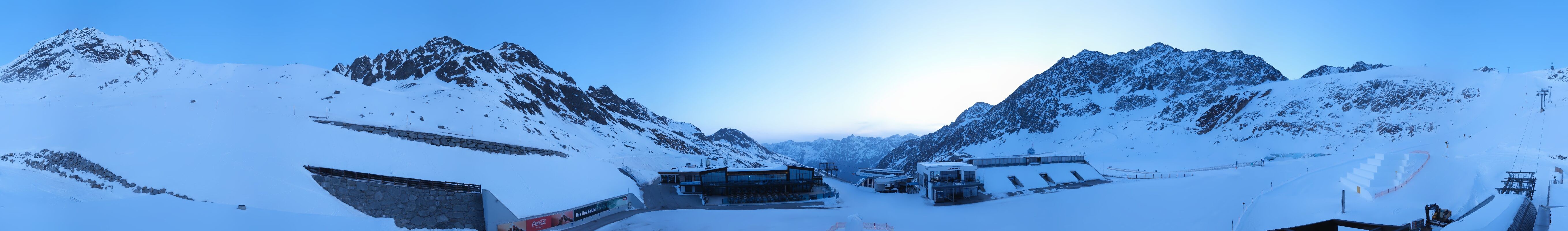 Archiv Foto Webcam Rettenbachgletscher Stadion