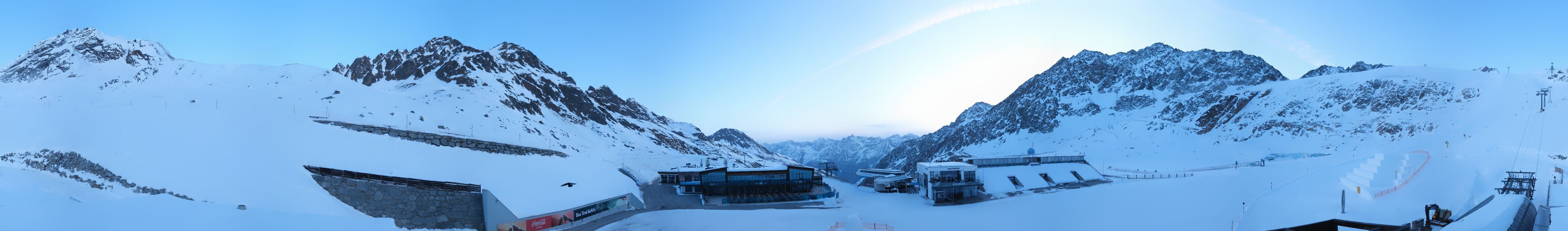 Archiv Foto Webcam Rettenbachgletscher Stadion