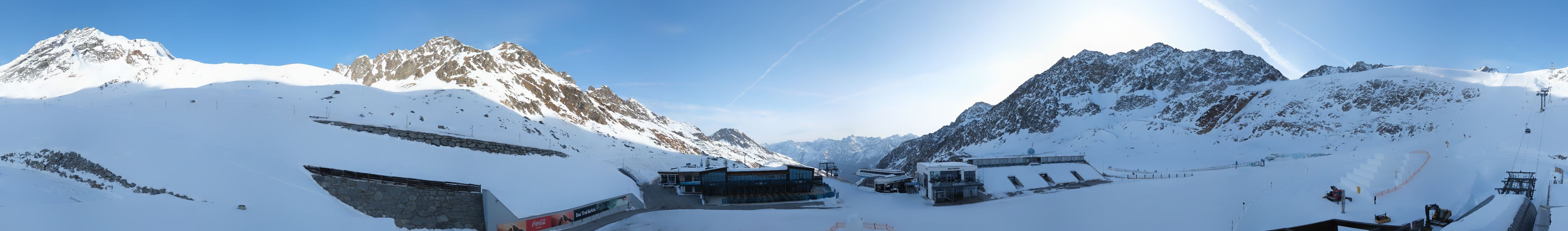 Archiv Foto Webcam Rettenbachgletscher Stadion