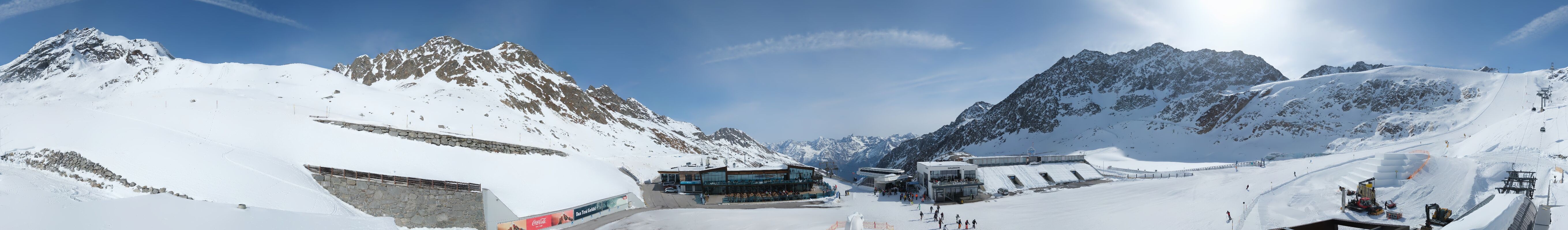 Archiv Foto Webcam Rettenbachgletscher Stadion