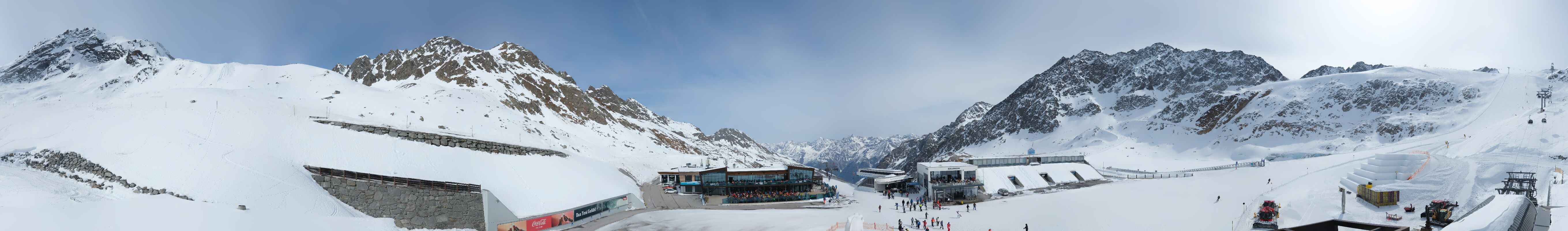 Archiv Foto Webcam Rettenbachgletscher Stadion