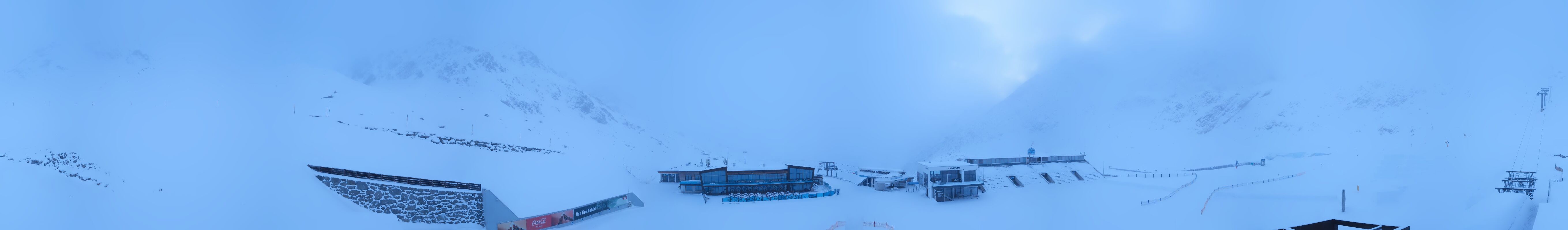 Archiv Foto Webcam Rettenbachgletscher Stadion