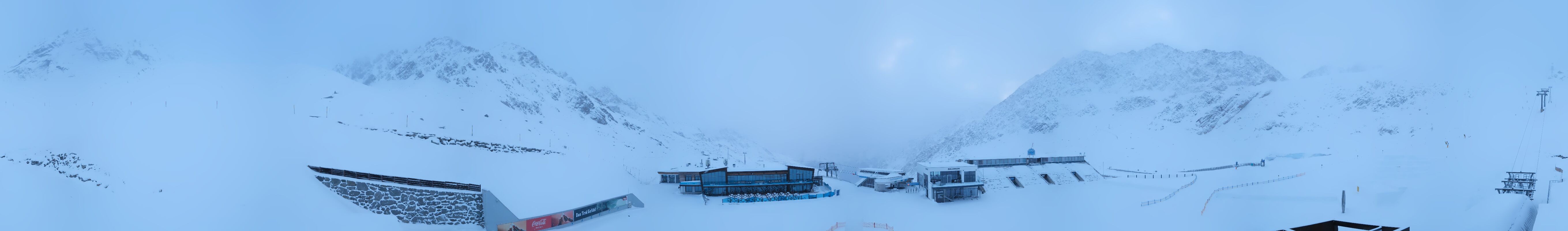 Archiv Foto Webcam Rettenbachgletscher Stadion