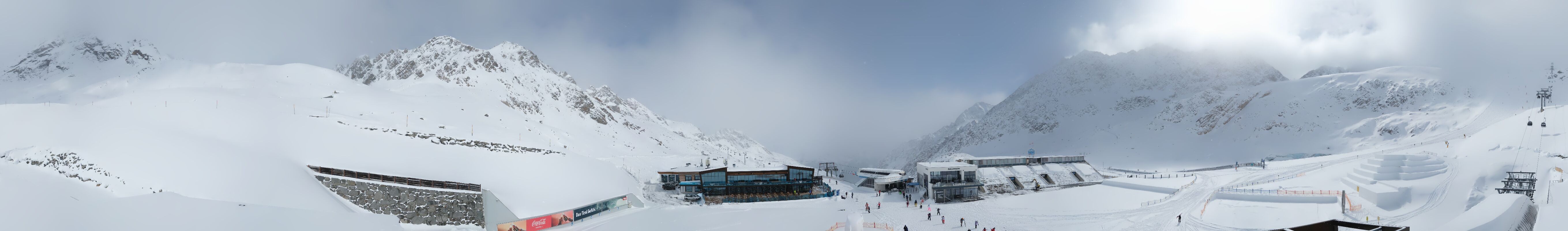 Archiv Foto Webcam Rettenbachgletscher Stadion