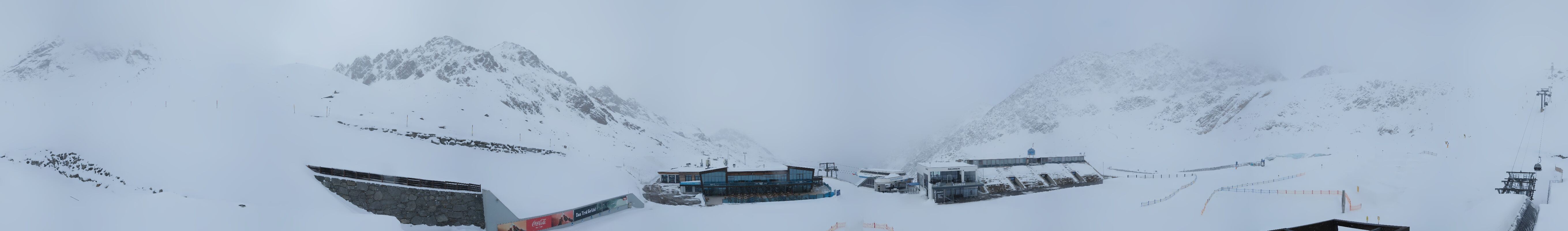 Archiv Foto Webcam Rettenbachgletscher Stadion