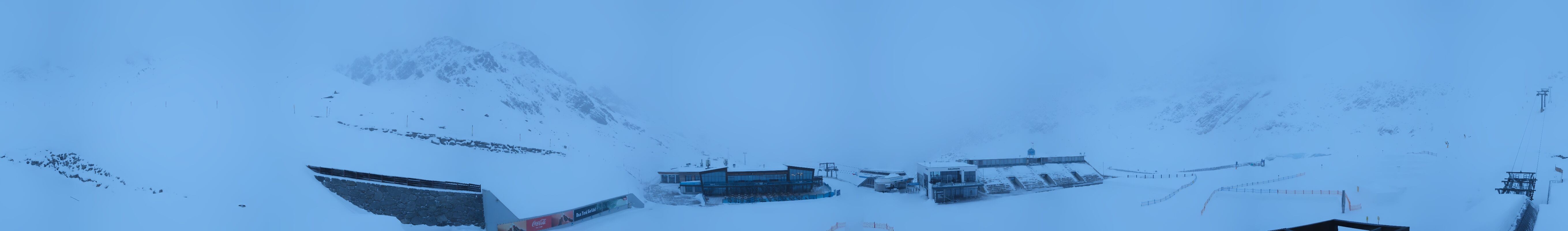 Archiv Foto Webcam Rettenbachgletscher Stadion