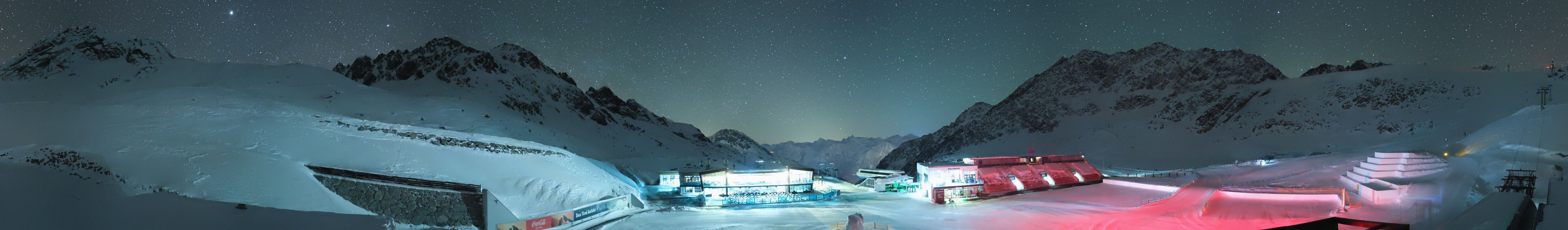 Archiv Foto Webcam Rettenbachgletscher Stadion