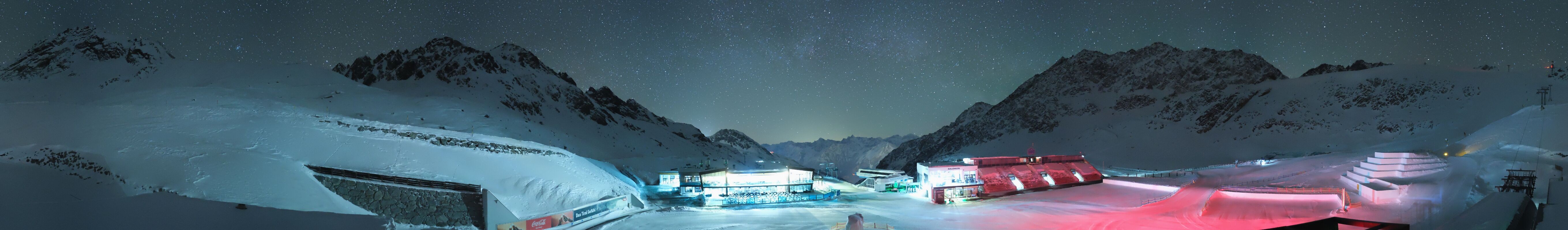 Archiv Foto Webcam Rettenbachgletscher Stadion