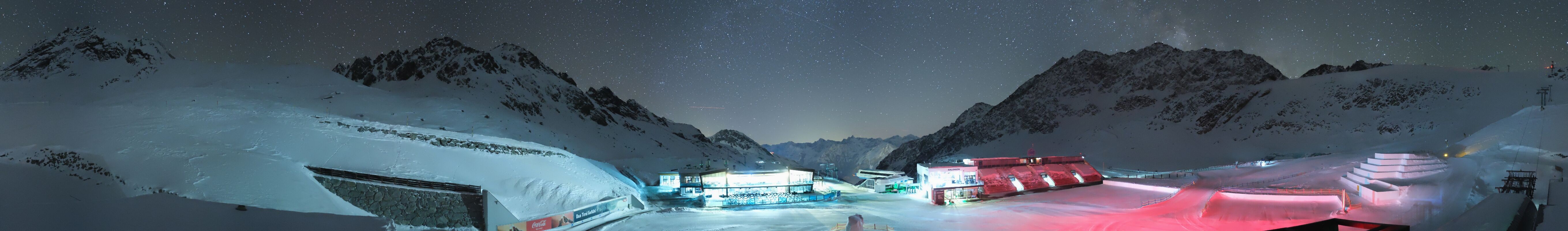 Archiv Foto Webcam Rettenbachgletscher Stadion