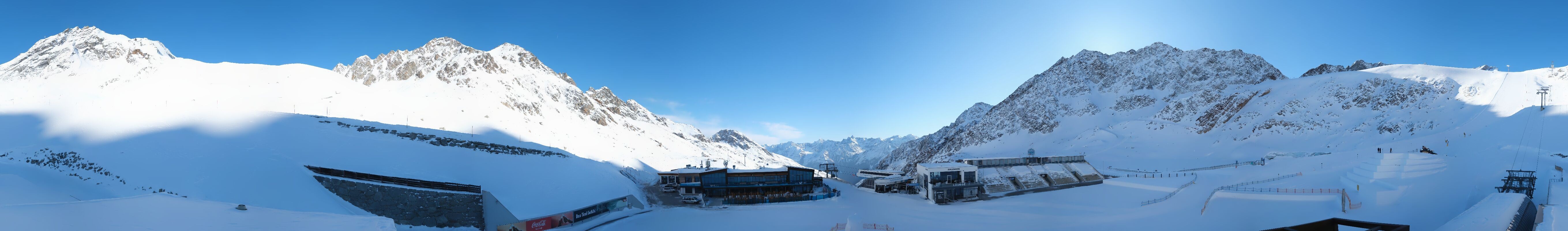 Archiv Foto Webcam Rettenbachgletscher Stadion