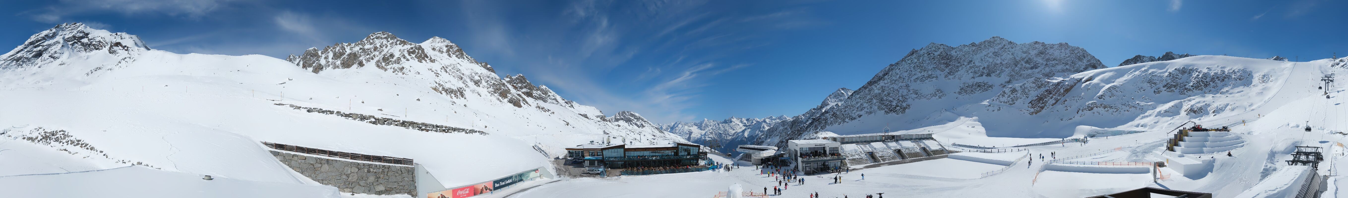 Archiv Foto Webcam Rettenbachgletscher Stadion