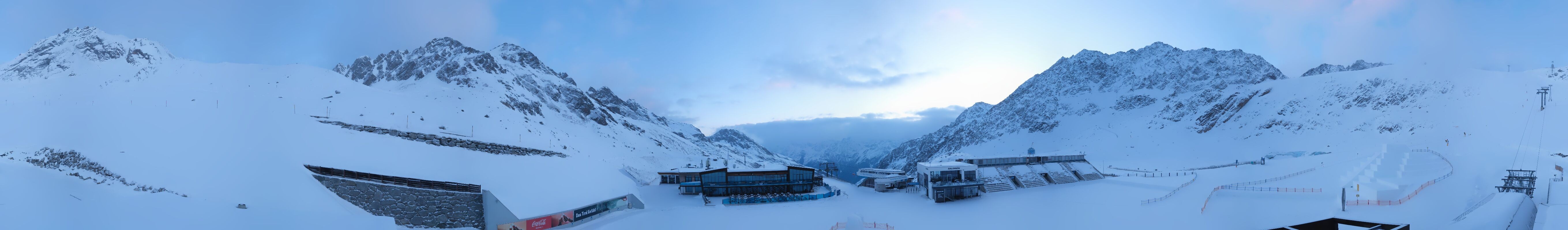 Archiv Foto Webcam Rettenbachgletscher Stadion