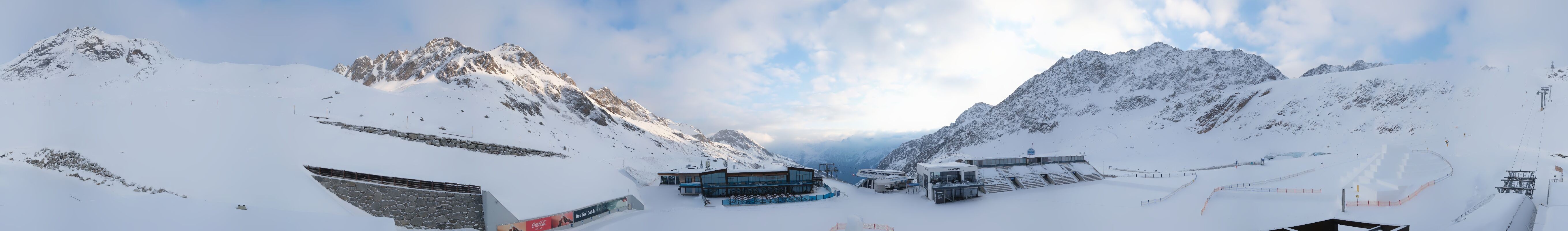 Archiv Foto Webcam Rettenbachgletscher Stadion