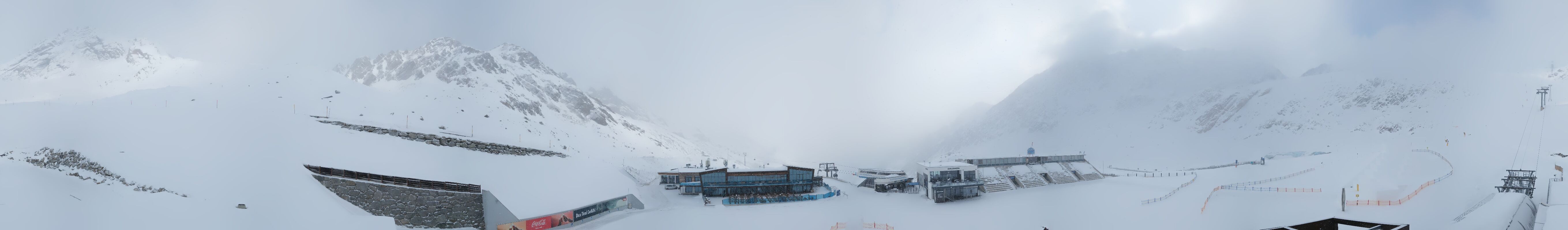 Archiv Foto Webcam Rettenbachgletscher Stadion