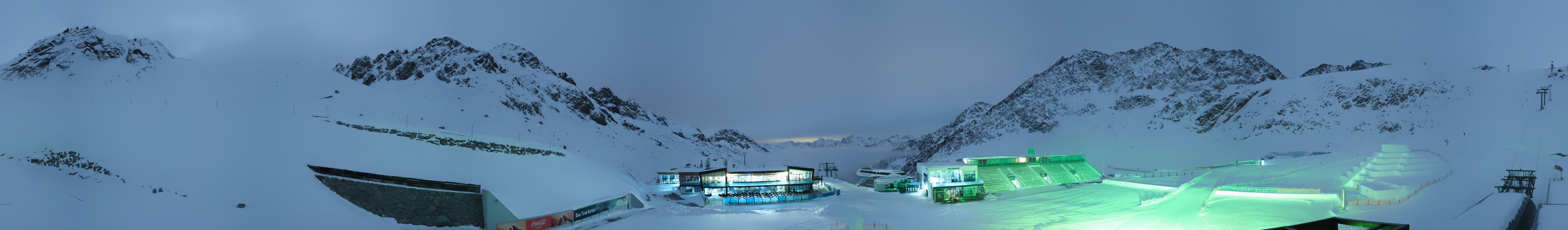 Archiv Foto Webcam Rettenbachgletscher Stadion