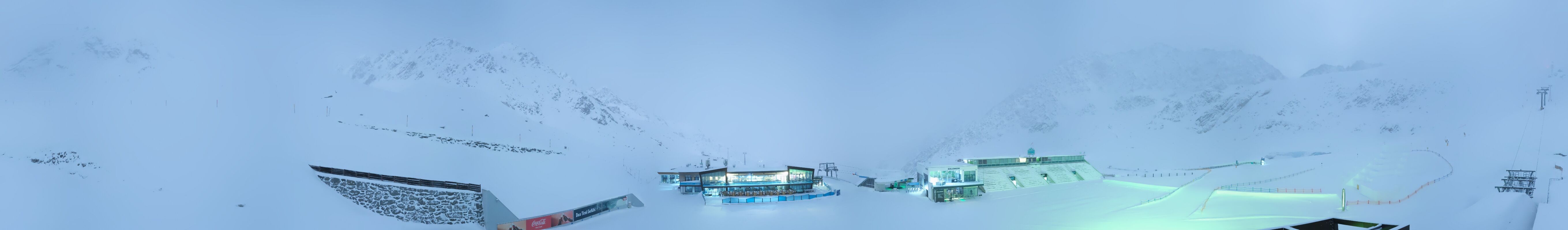 Archiv Foto Webcam Rettenbachgletscher Stadion