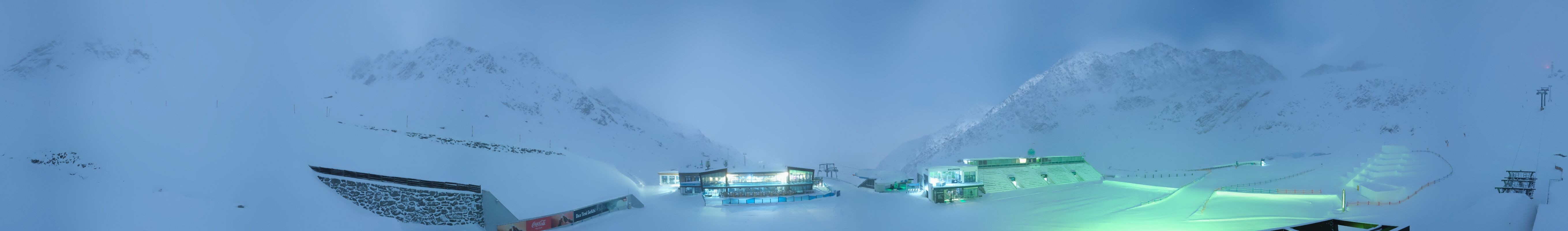 Archiv Foto Webcam Rettenbachgletscher Stadion