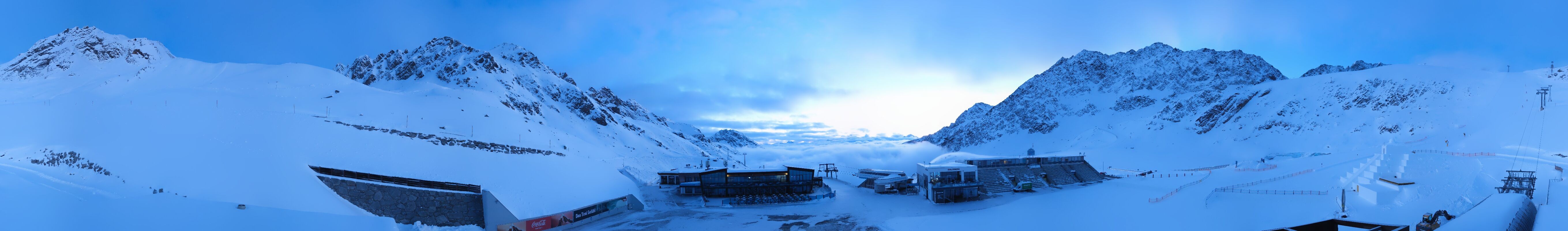 Archived image Webcam Glacier Arena Rettenbach