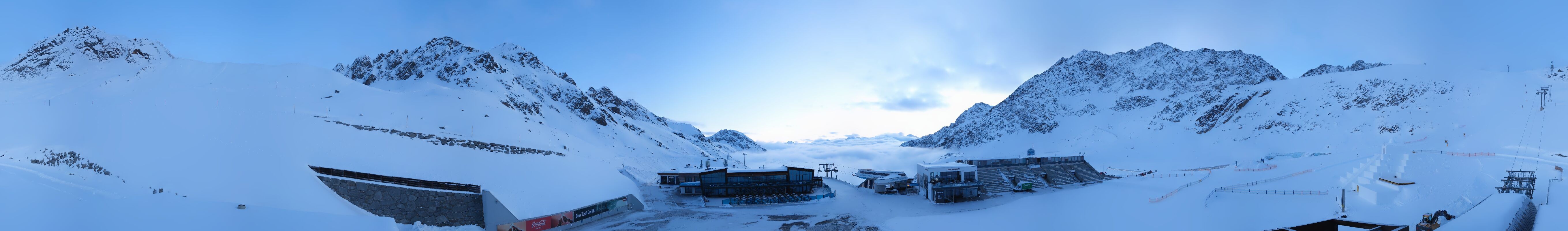 Archived image Webcam Glacier Arena Rettenbach