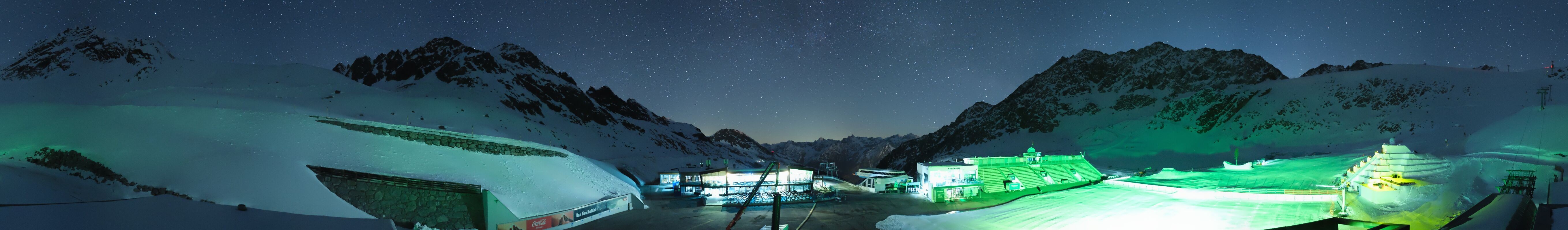 Archiv Foto Webcam Rettenbachgletscher Stadion