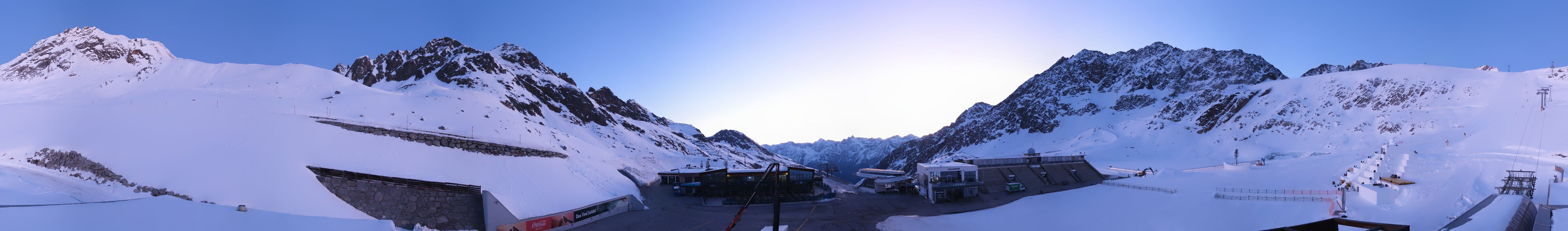 Archiv Foto Webcam Rettenbachgletscher Stadion