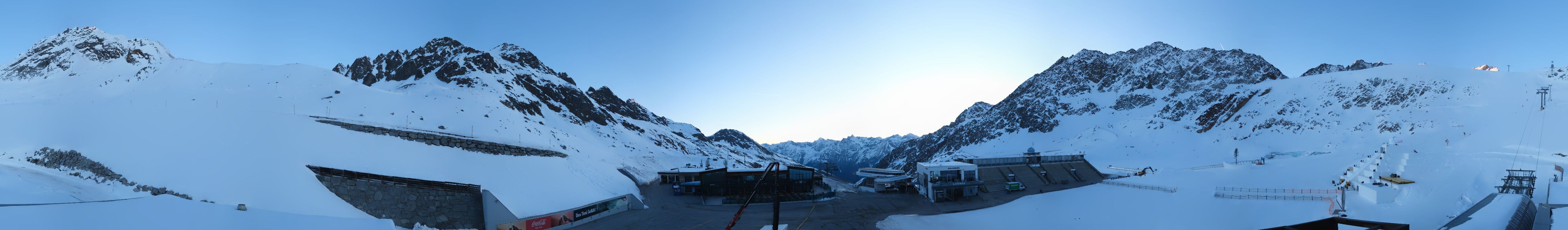 Archiv Foto Webcam Rettenbachgletscher Stadion