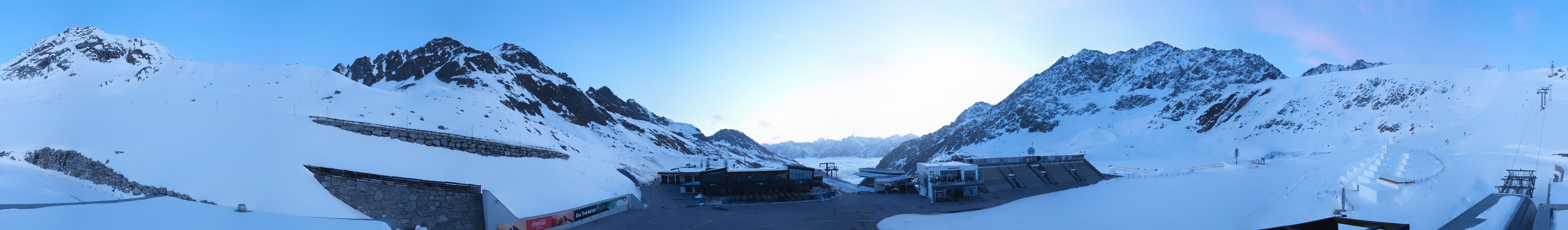 Archived image Webcam Glacier Arena Rettenbach