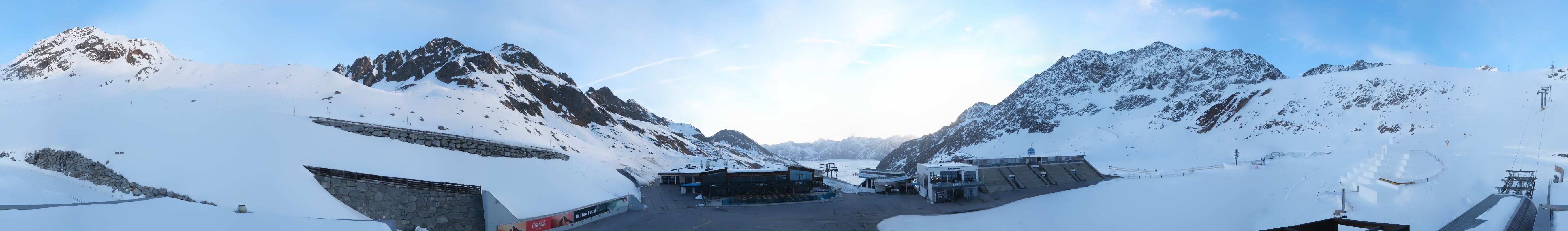 Archived image Webcam Glacier Arena Rettenbach