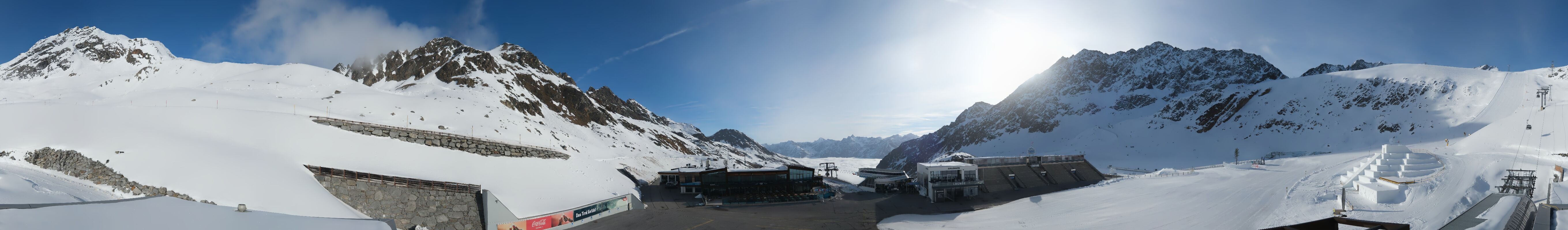 Archived image Webcam Glacier Arena Rettenbach