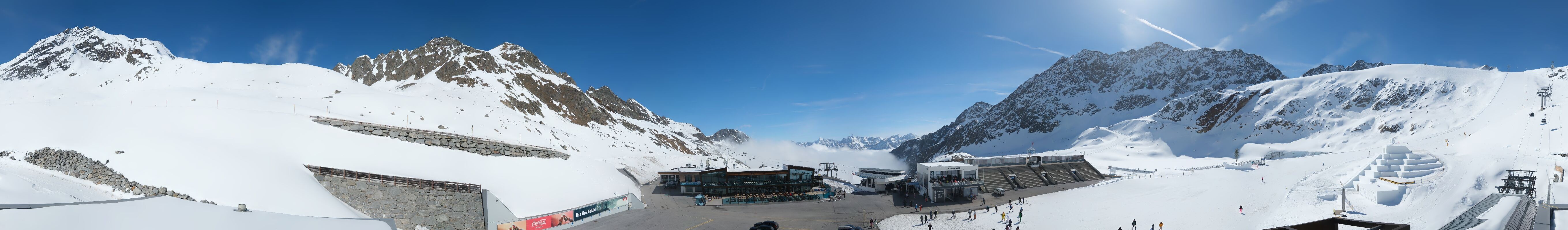 Archived image Webcam Glacier Arena Rettenbach