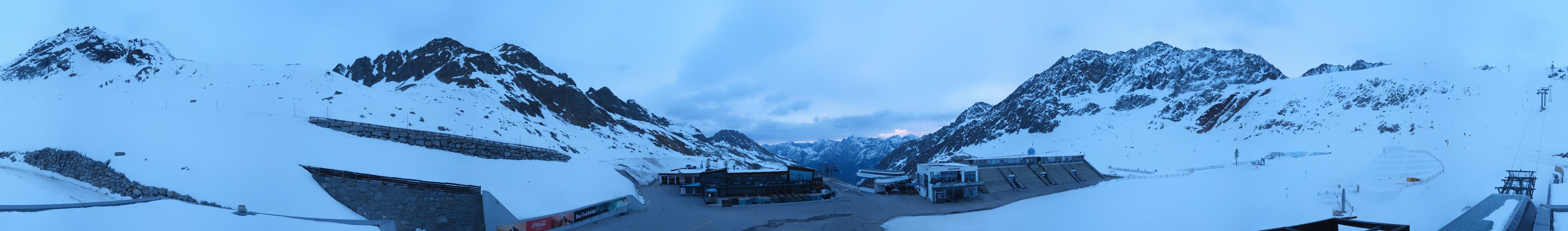 Archived image Webcam Glacier Arena Rettenbach