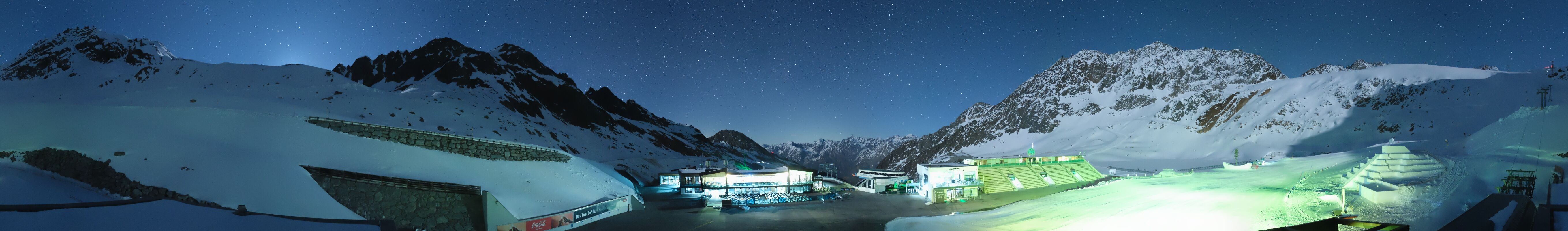 Archiv Foto Webcam Rettenbachgletscher Stadion