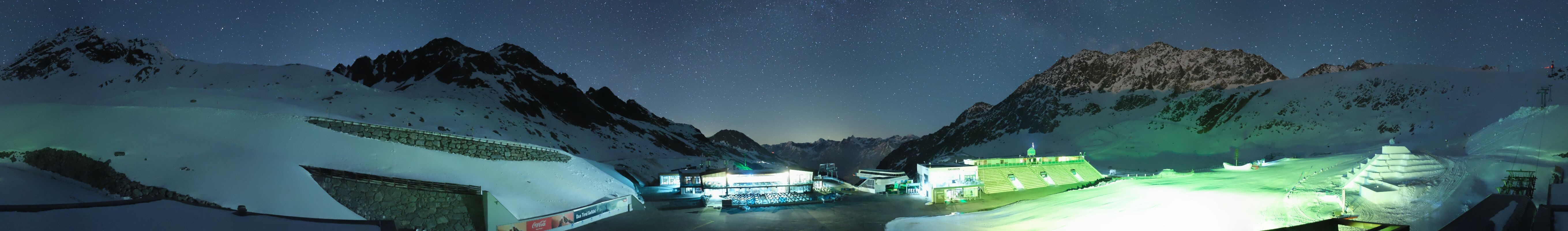 Archiv Foto Webcam Rettenbachgletscher Stadion