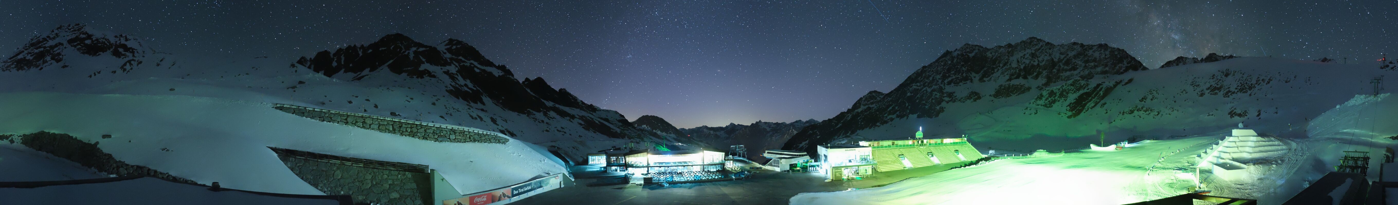 Archiv Foto Webcam Rettenbachgletscher Stadion