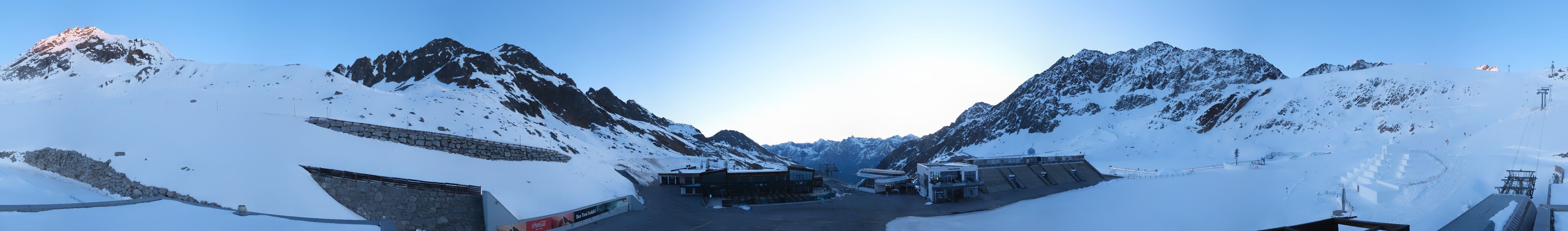 Archiv Foto Webcam Rettenbachgletscher Stadion