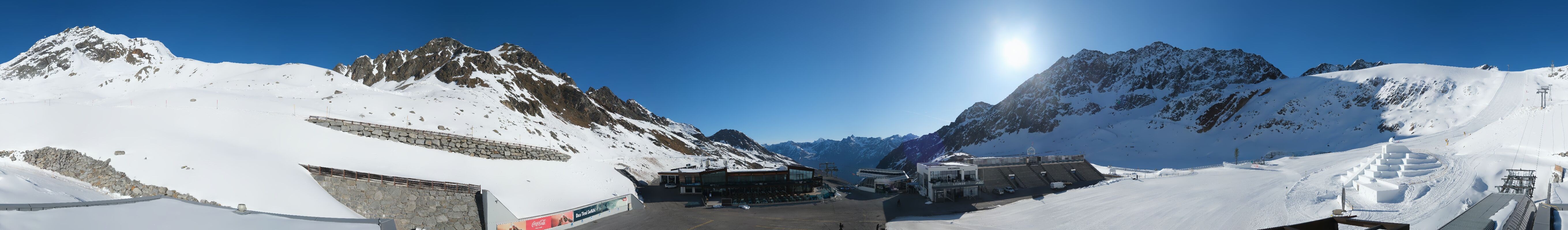Archiv Foto Webcam Rettenbachgletscher Stadion