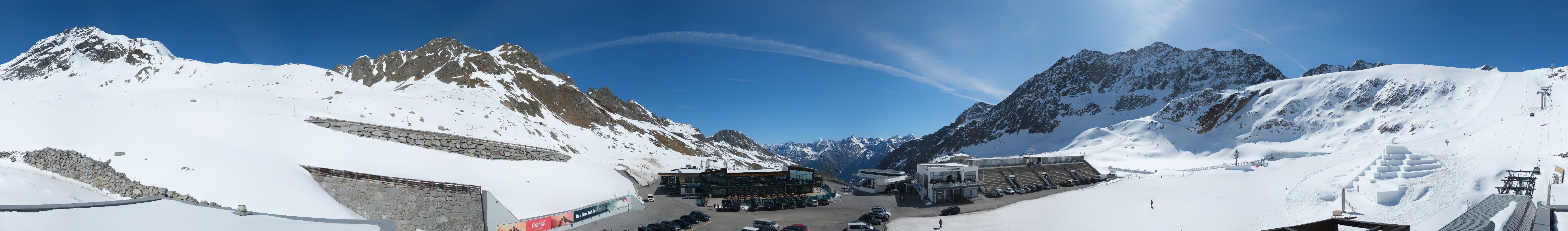 Archiv Foto Webcam Rettenbachgletscher Stadion