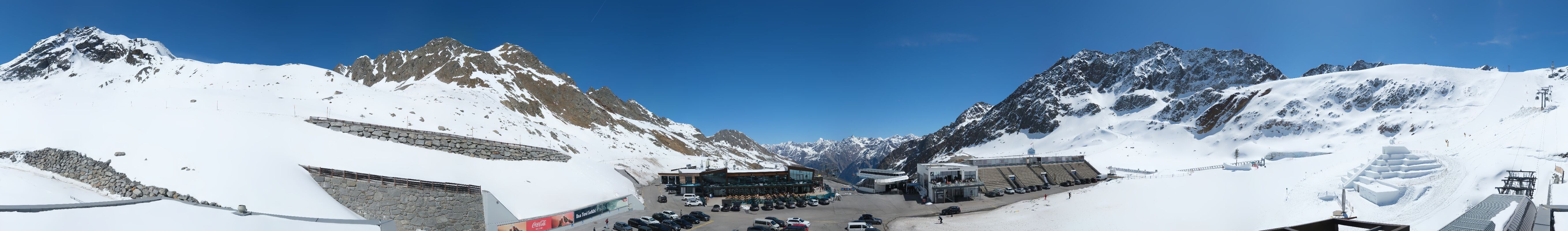 Archiv Foto Webcam Rettenbachgletscher Stadion