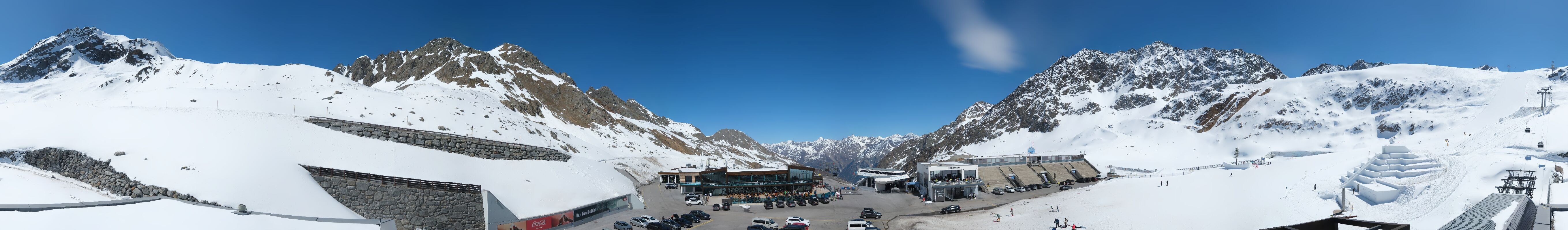 Archiv Foto Webcam Rettenbachgletscher Stadion