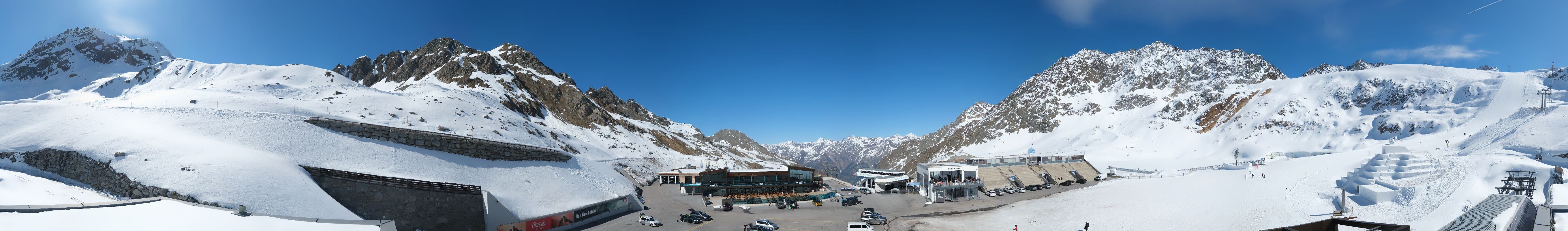 Archiv Foto Webcam Rettenbachgletscher Stadion