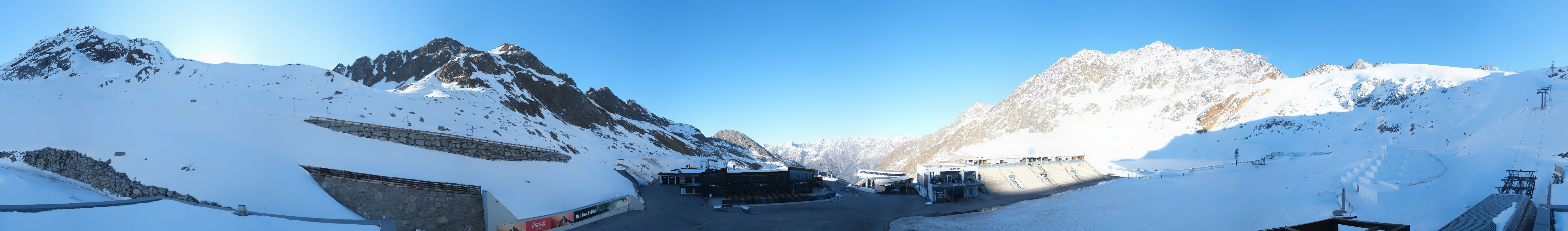 Archiv Foto Webcam Rettenbachgletscher Stadion