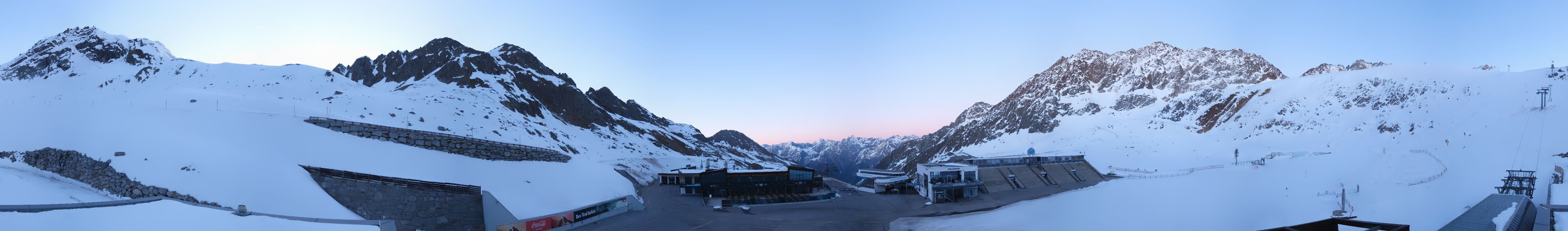 Archiv Foto Webcam Rettenbachgletscher Stadion