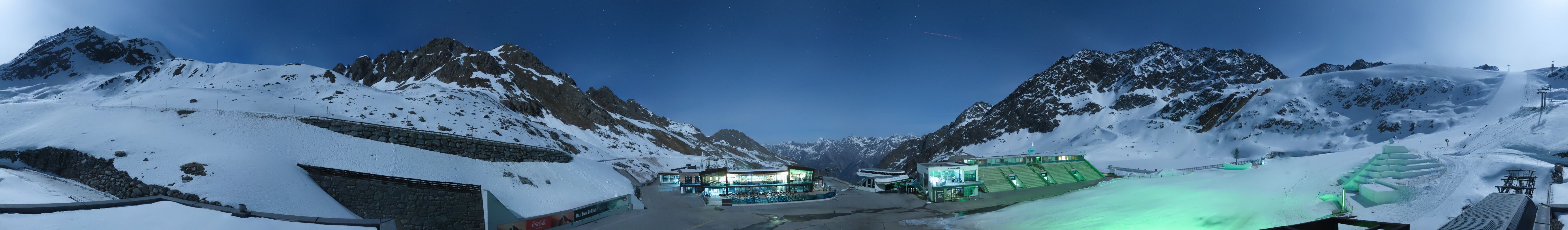 Archiv Foto Webcam Rettenbachgletscher Stadion