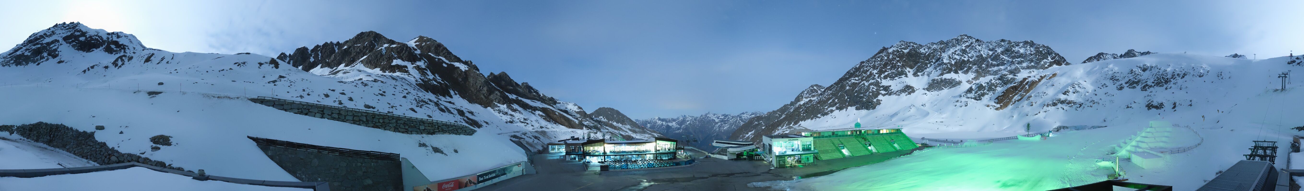 Archiv Foto Webcam Rettenbachgletscher Stadion