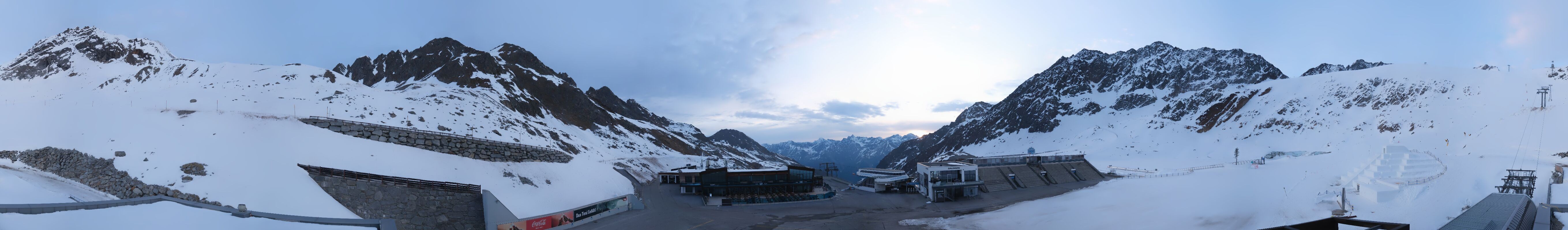 Archiv Foto Webcam Rettenbachgletscher Stadion