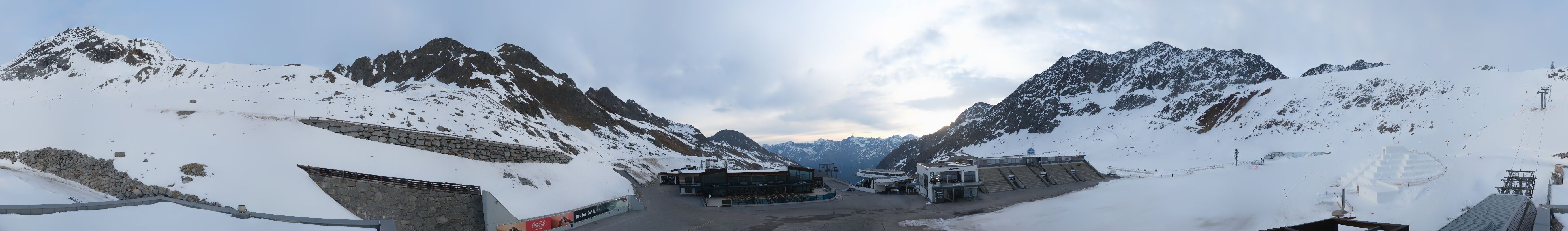 Archiv Foto Webcam Rettenbachgletscher Stadion