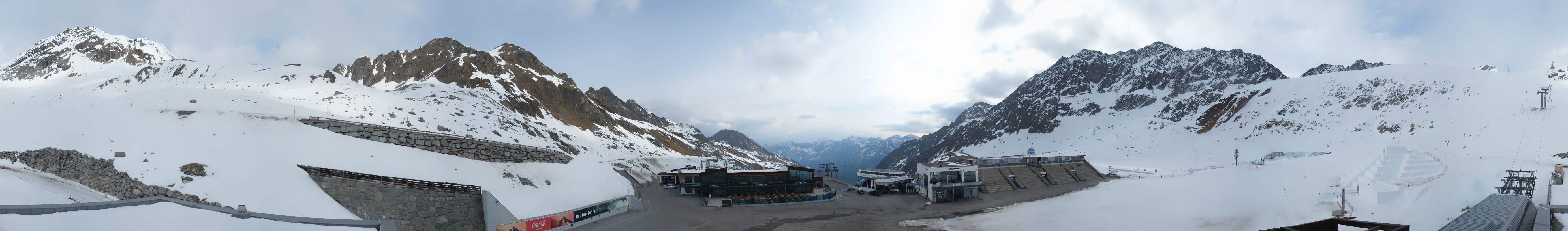 Archiv Foto Webcam Rettenbachgletscher Stadion
