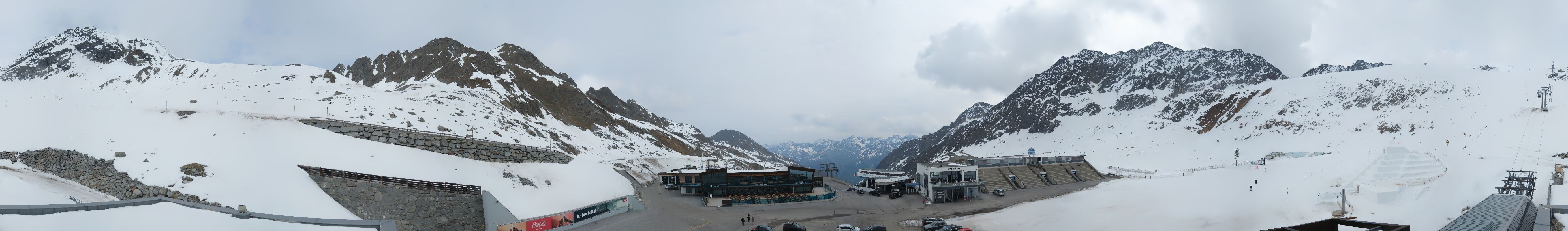 Archiv Foto Webcam Rettenbachgletscher Stadion