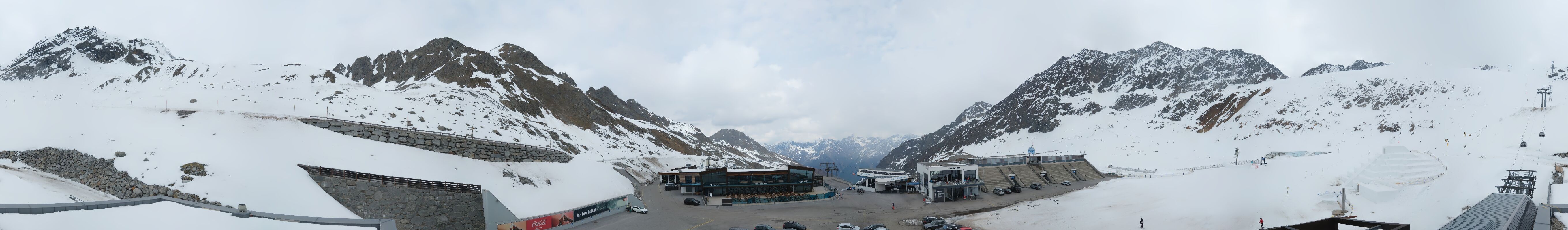 Archiv Foto Webcam Rettenbachgletscher Stadion